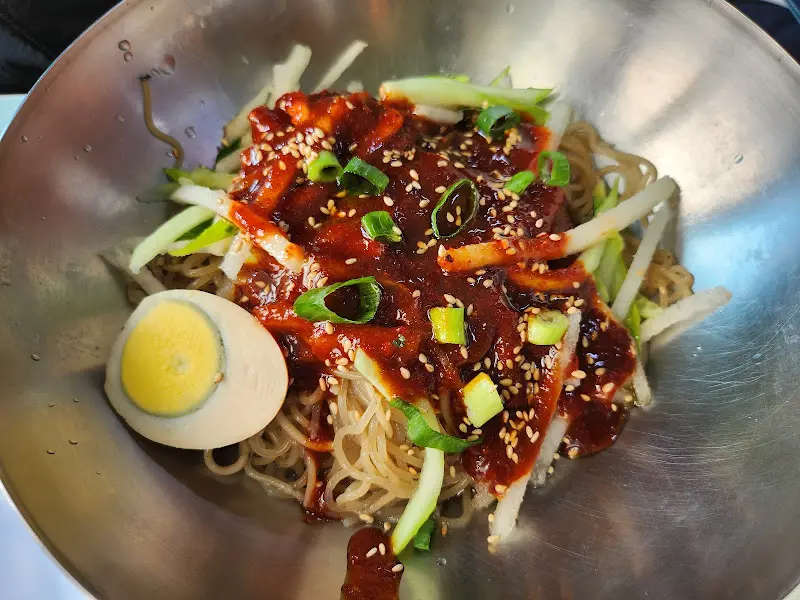 비빔냉면 클로즈업