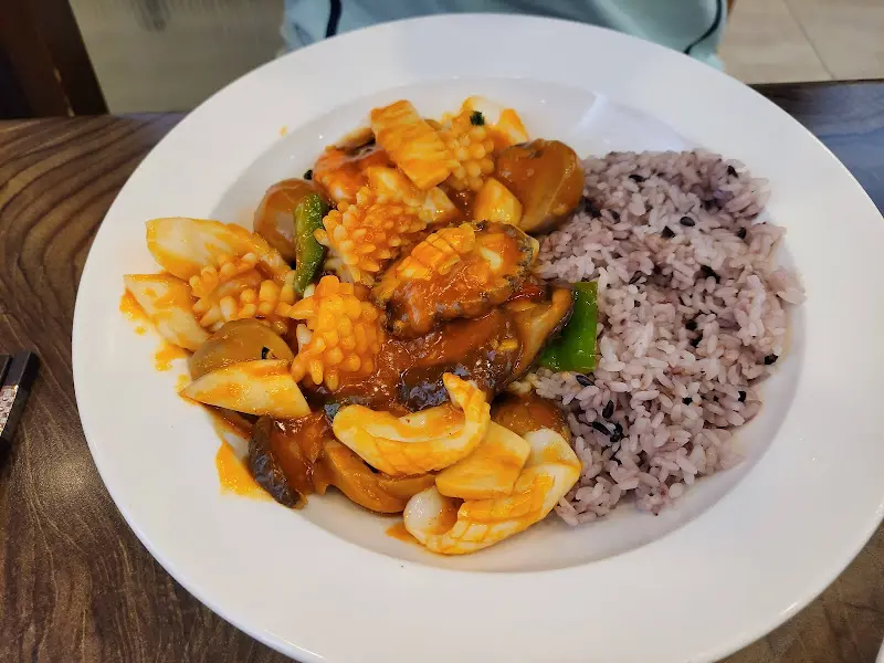 삼선볶음밥 클로즈업