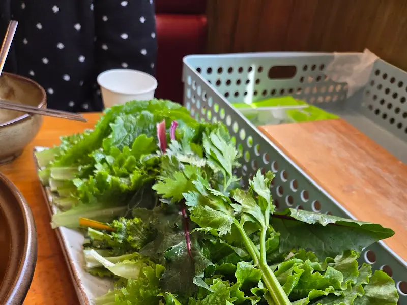 싱싱한 쌈 채소