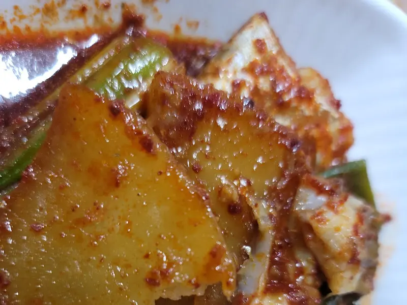 갈치조림 근접샷