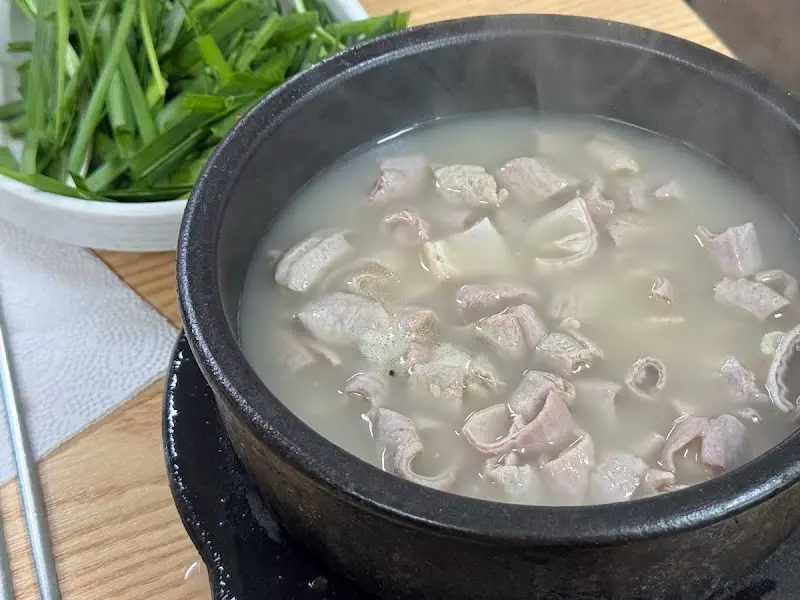 순대국밥 내용물