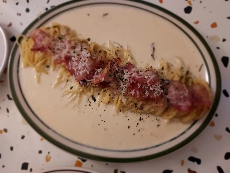 베이컨 크림 파스타