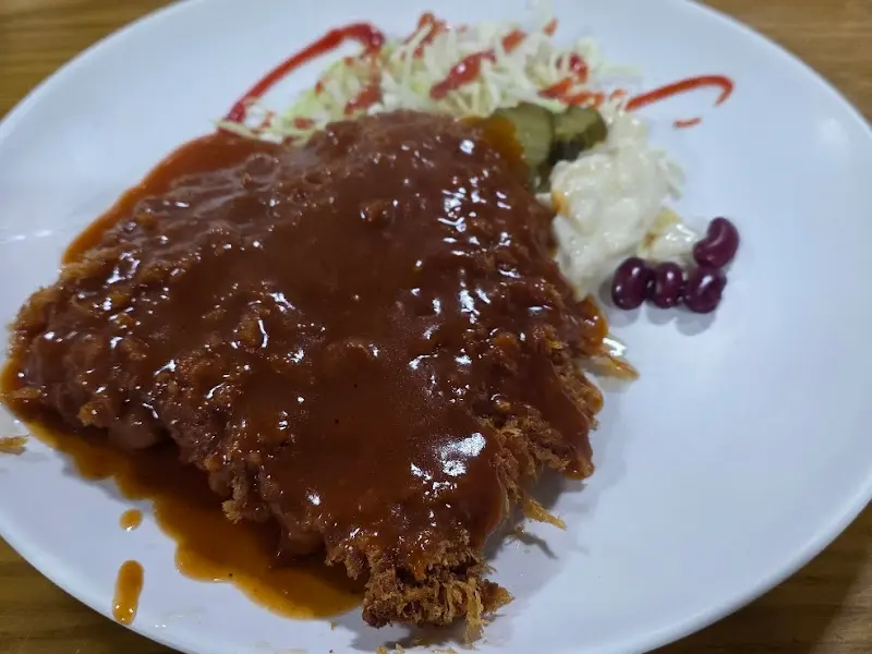 돈까스 근접 샷