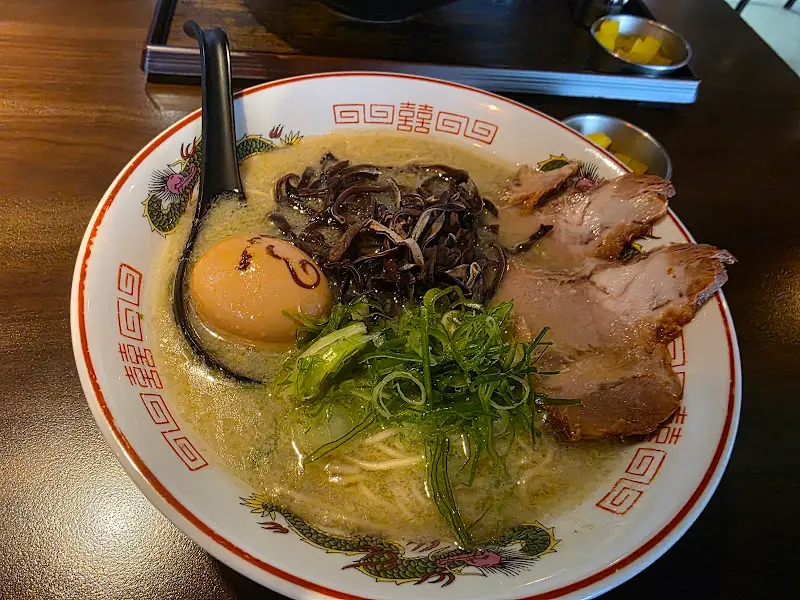 사사키 돈코츠 라멘 클로즈업