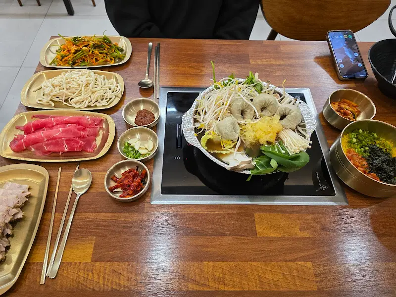 샤브샤브 풀 세팅