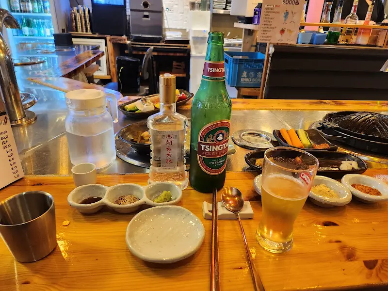 다양한 주류가 준비되어 있다.