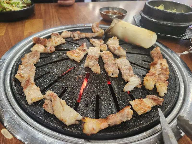 잘 익은 삼겹살