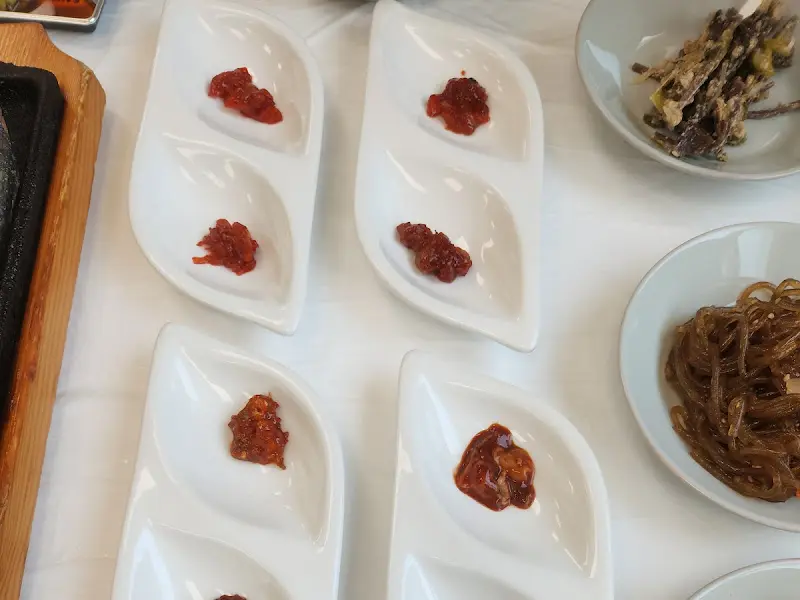 다양한 종류의 젓갈