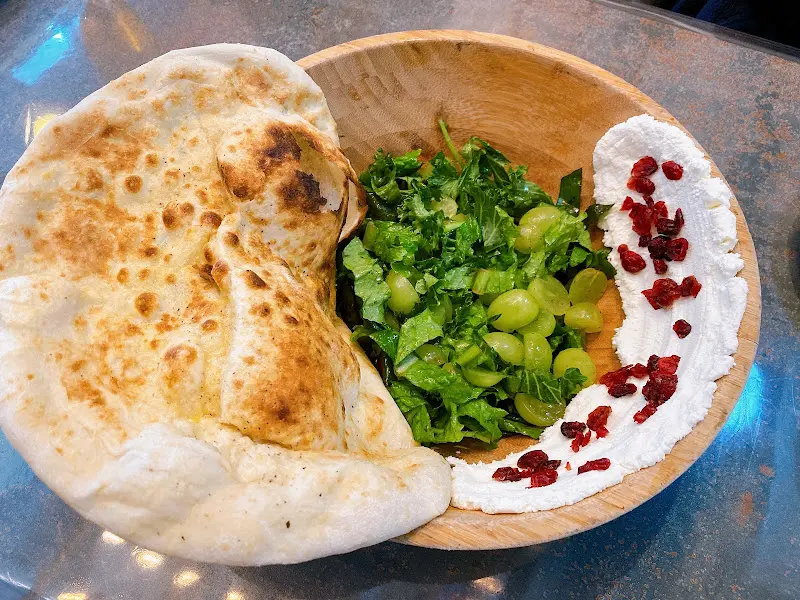 청포도 샐러드 근접샷