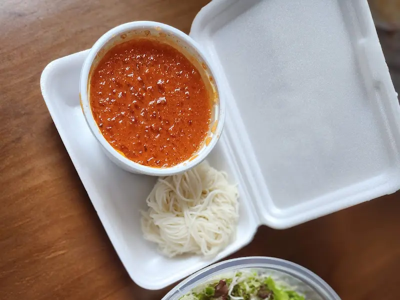 물회 육수와 소면