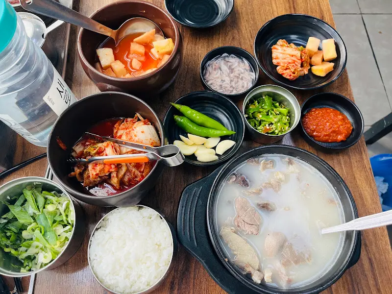 순대국 한상차림