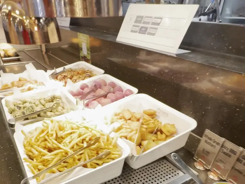 다양한 튀김 요리