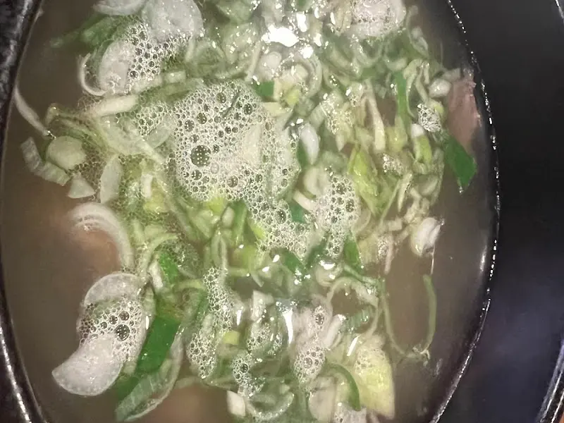 한우곰탕 근접샷