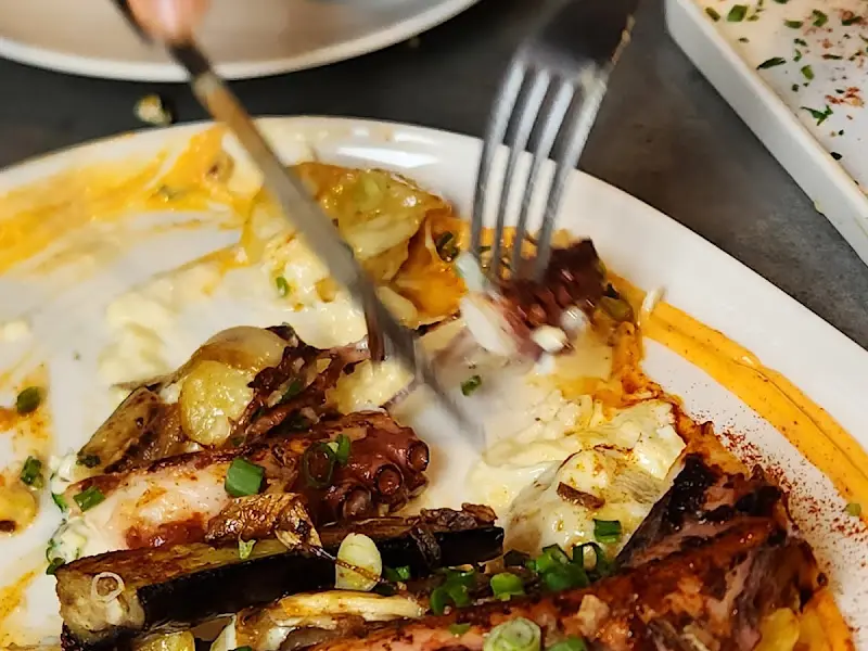 문어와 감자 퓨레