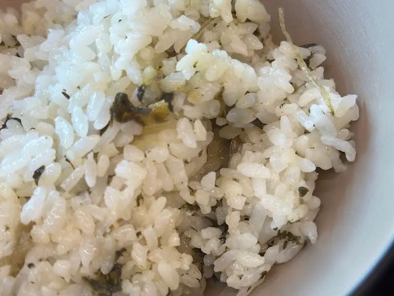 곤드레밥의 모습