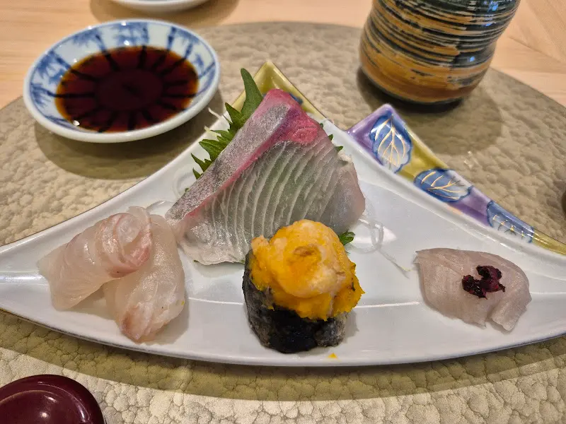 환상적인 금태우니초밥