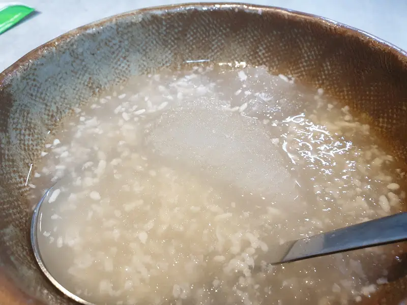 시원한 식혜로 마무리