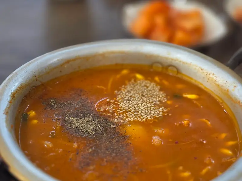 매콤한 콩나물국