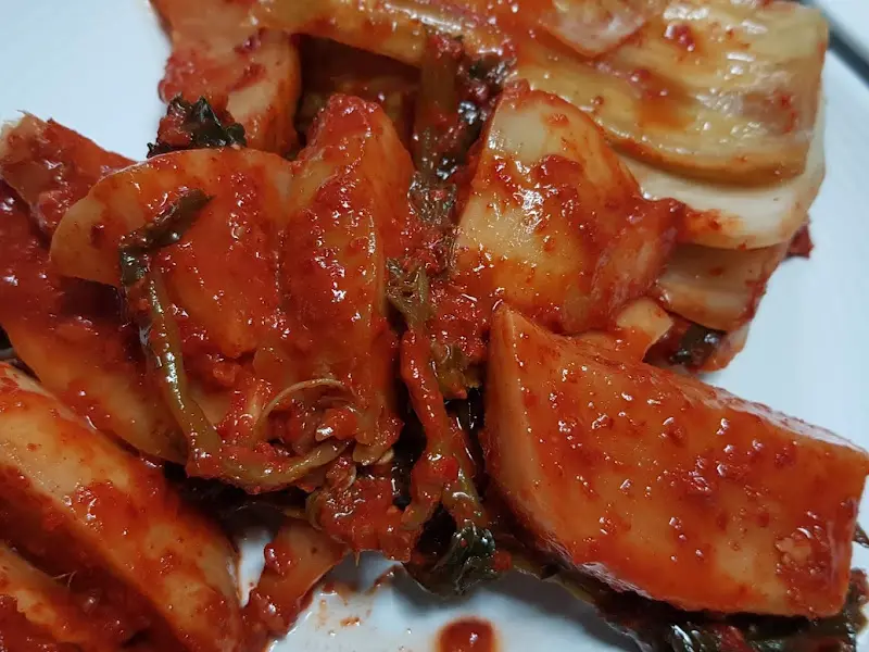 김해횟집 묵은지