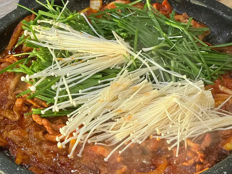 오리 야채 불고기