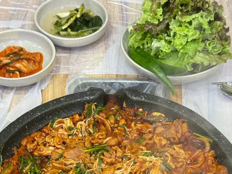 오리 야채 불고기