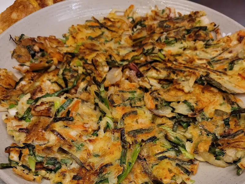 해물파전 클로즈업