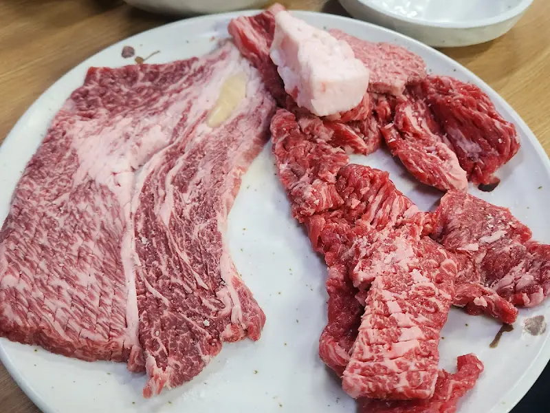 소고기 모듬 한 상차림