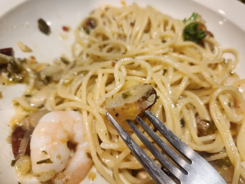 천마 오일 파스타