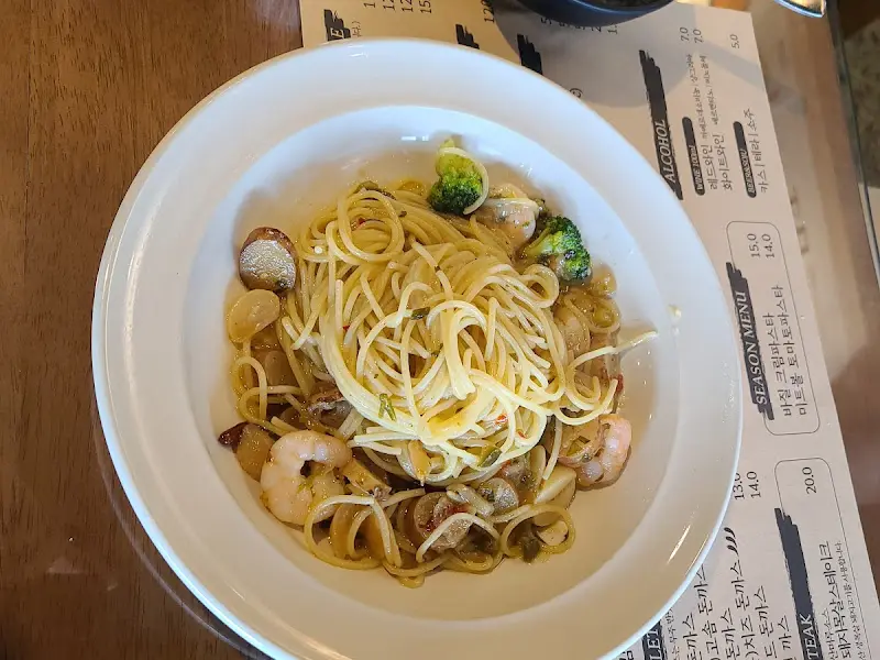 천마 오일 파스타