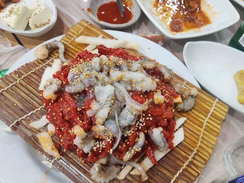 육회 낙지 탕탕이