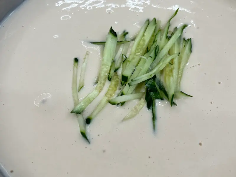 콩국수 디테일