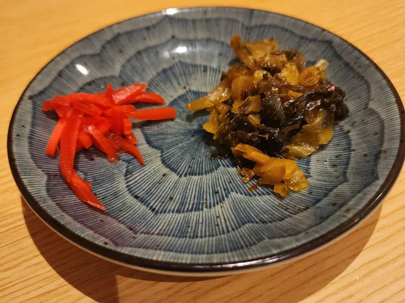 일본식 갓김치와 단무지