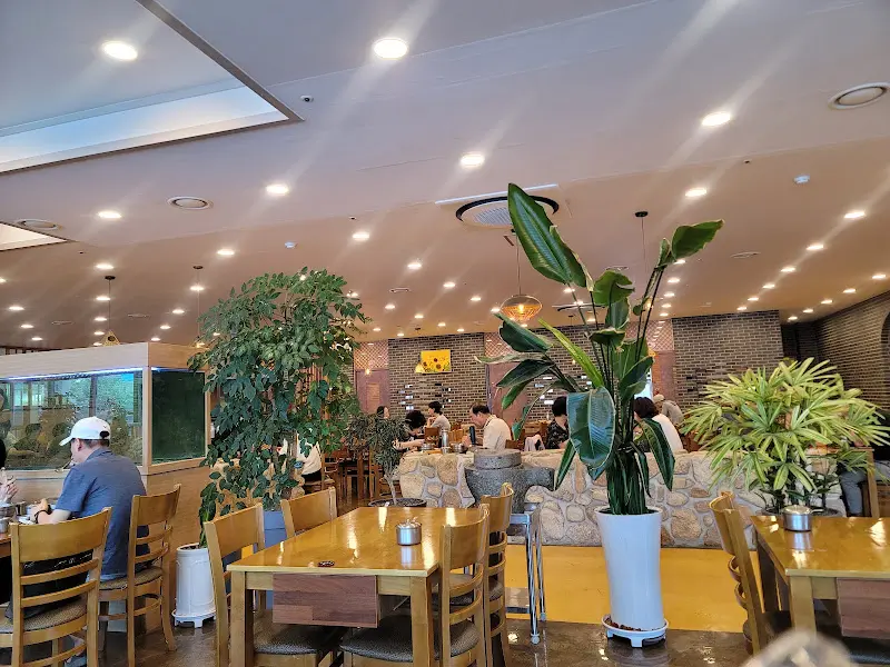 넓고 쾌적한 식당 내부