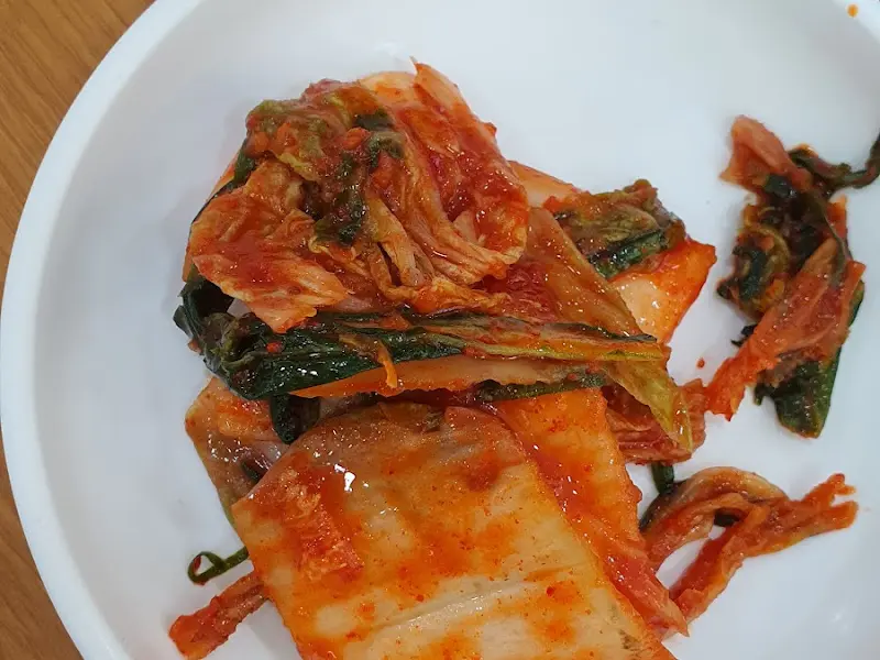 춘원회관의 김치