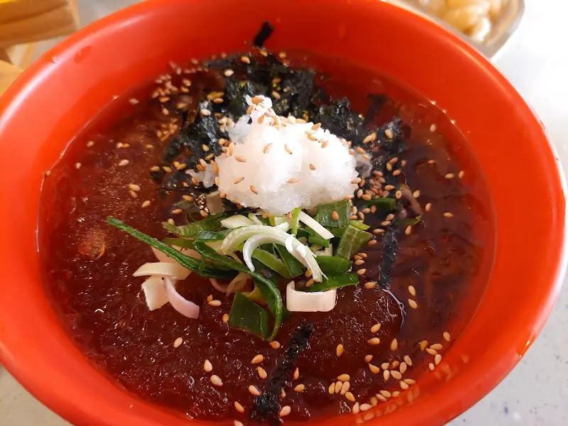 모밀 국수의 모습