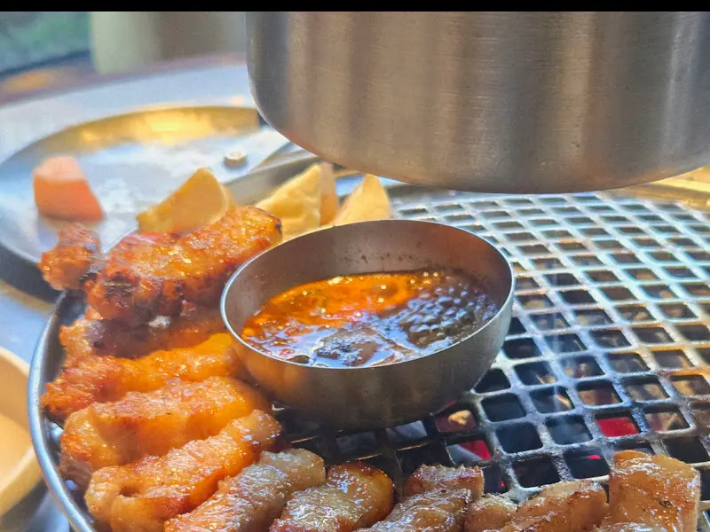 숯불 위 갈매기살