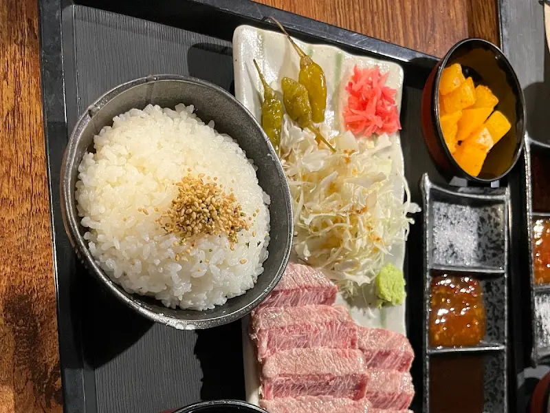 규카츠 한 상 차림