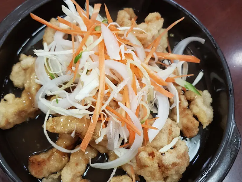 찹쌀탕수육 근접 사진