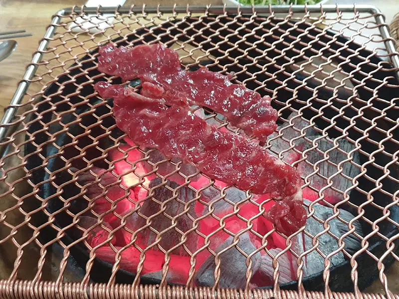 구워지는 광양불고기 근접샷