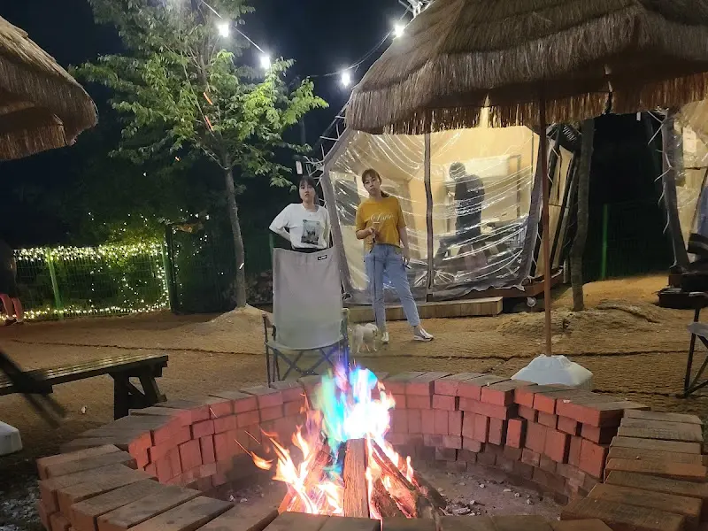모닥불 전경
