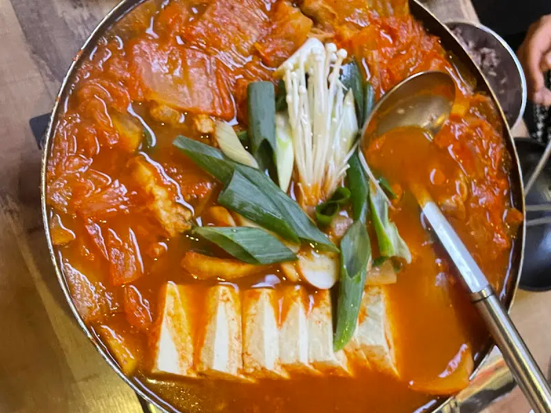 김치찌개의 얼큰한 비주얼