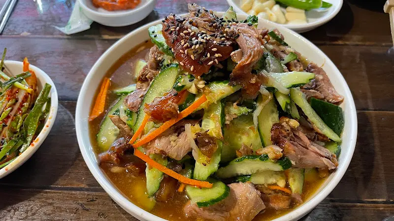 냉채 족발 근접샷