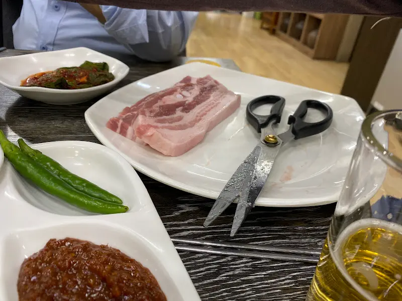 약돌돼지 한 상 차림