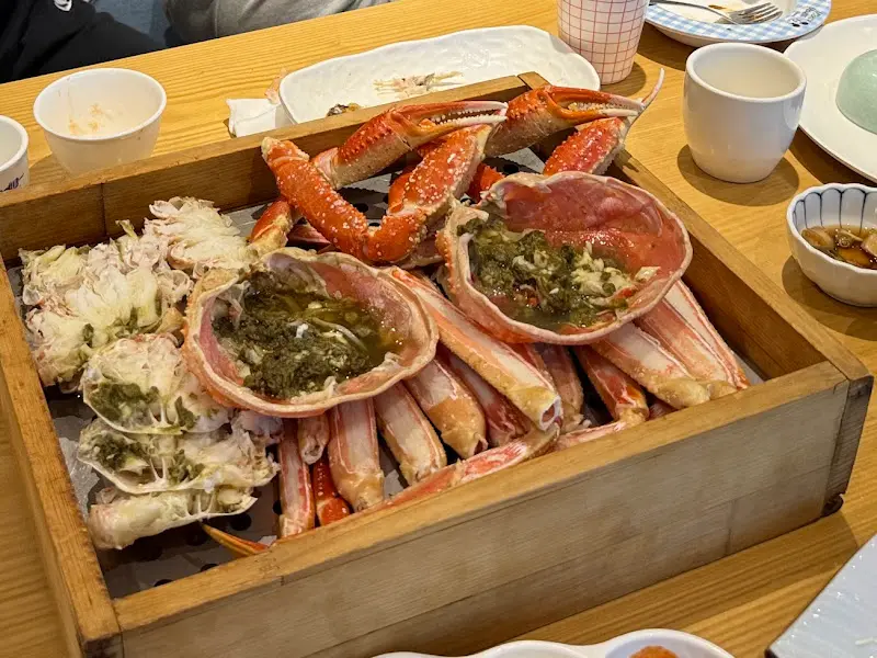 대게 한 상 차림