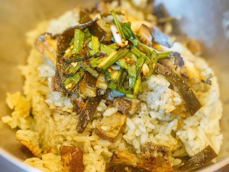 전복솥밥 클로즈업