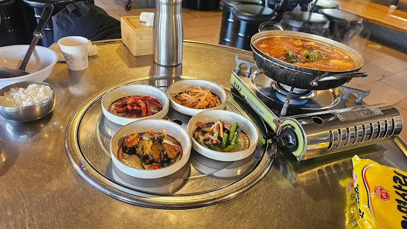 한상차림 전체샷