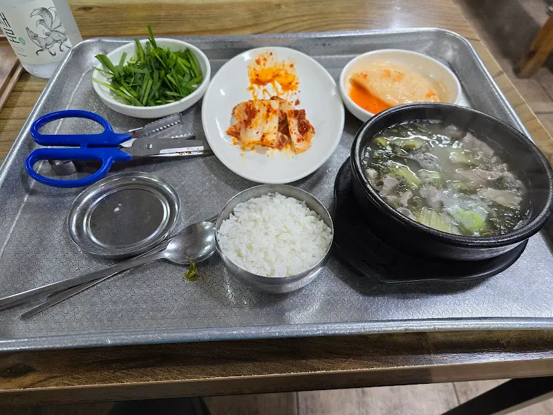 설천순대국밥 한상차림