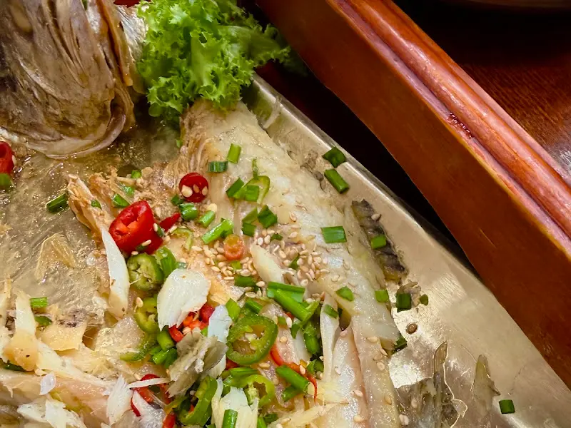 신선한 재료로 만든 황태구이