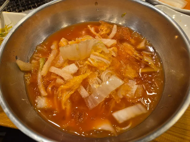 보기만 해도 시원한 백김치의 모습