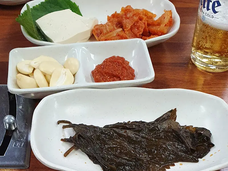 다양한 곁들임 반찬